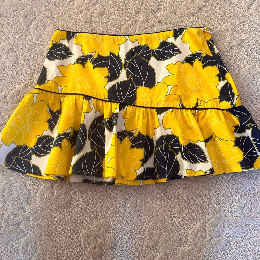 Floral Mini Skirt